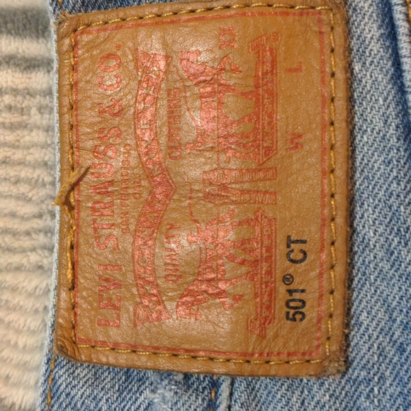 Levi's 501 button fly - Women's 27X25 - light blue - Picture 6 of 7